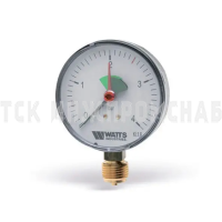 Манометр радиальный MRP (F+R201), подключение снизу, Watts