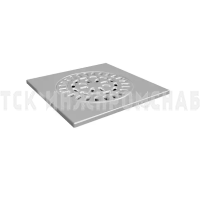 Решетка трапа, квадратная, без основы, 150/200х200 мм, Uponor Drain