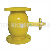 Шаровой стальной кран для газа фланец/фланец, с ИСО-фланцем, Ду 125-500 Ру 16, Broen Ballomaх