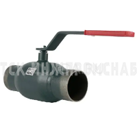 Шаровой стальной кран JiP-R Standard WW под приварку, с рукояткой, стандартнопроходной, Ридан