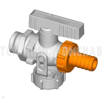 Штуцер пластиковый Simplex KFE для шаровых кранов, Flamco