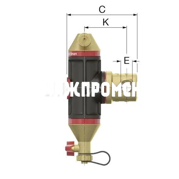 Сепаратор воздуха и грязи (шлама) Flamcovent Clean Smart, Flamco