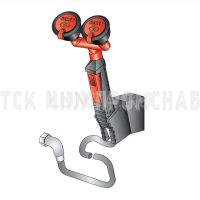 Ручной душ для глаз с двумя угловыми головками, Broen Lab 17 715.000
