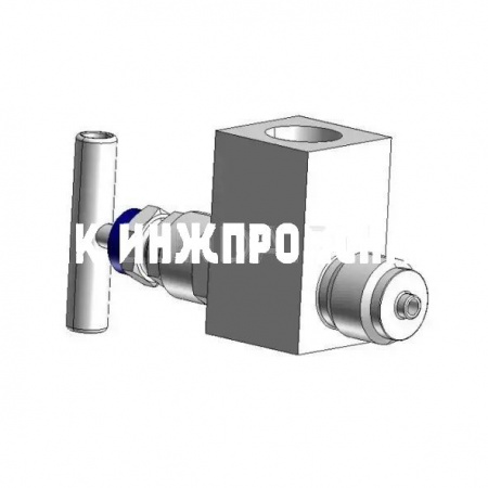 Игольчатый клапан IV190 с угловым соединением 90°, без вентиляционного соединения, Wika