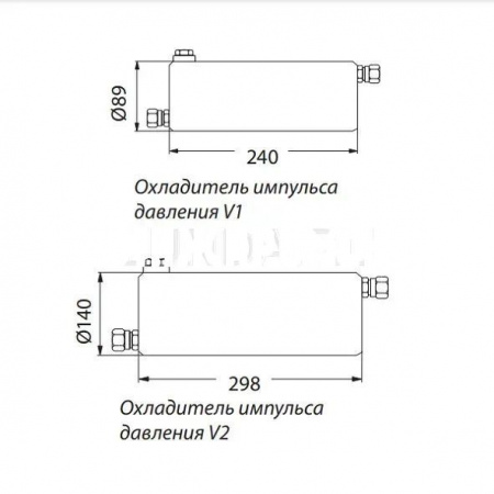 Охладитель импульса давления для установки регуляторов, Ридан