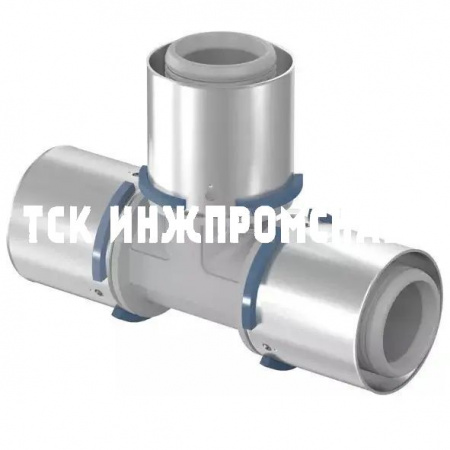 Тройник-пресс S-Press Plus PPSU равнопроходной, серый, Uponor MLC