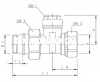 Запорный (отсечной) клапан Simplex прямой, тип N/M, Flamco
